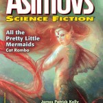 Cover for Asimov's Science Fiction, March 2014, an illustration drawn from novelette "All the Pretty Little Mermaids" by speculative fiction writer Cat Rambo.